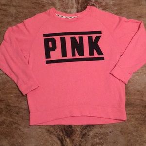 Pink oversized sweatshirt